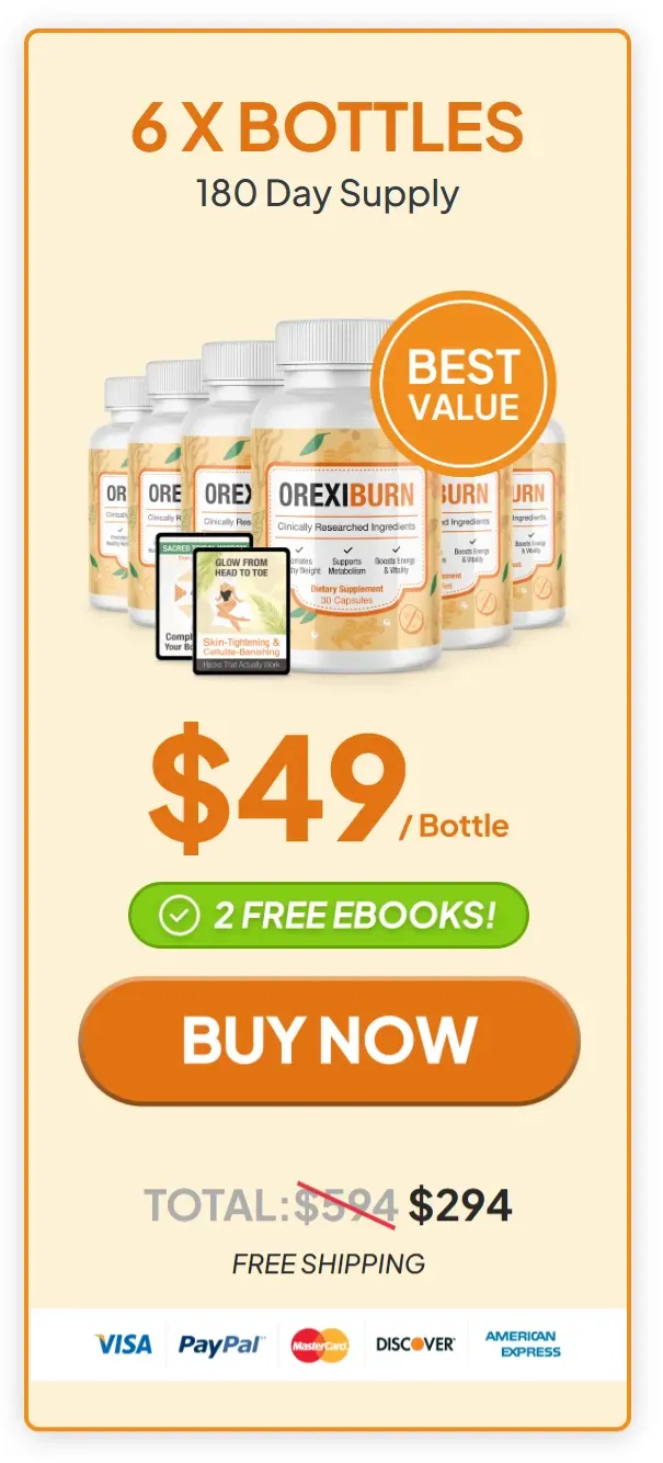 OrexiBurn-6 bottle price