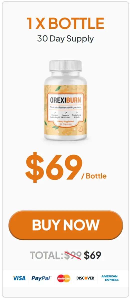 OrexiBurn-1 bottle price